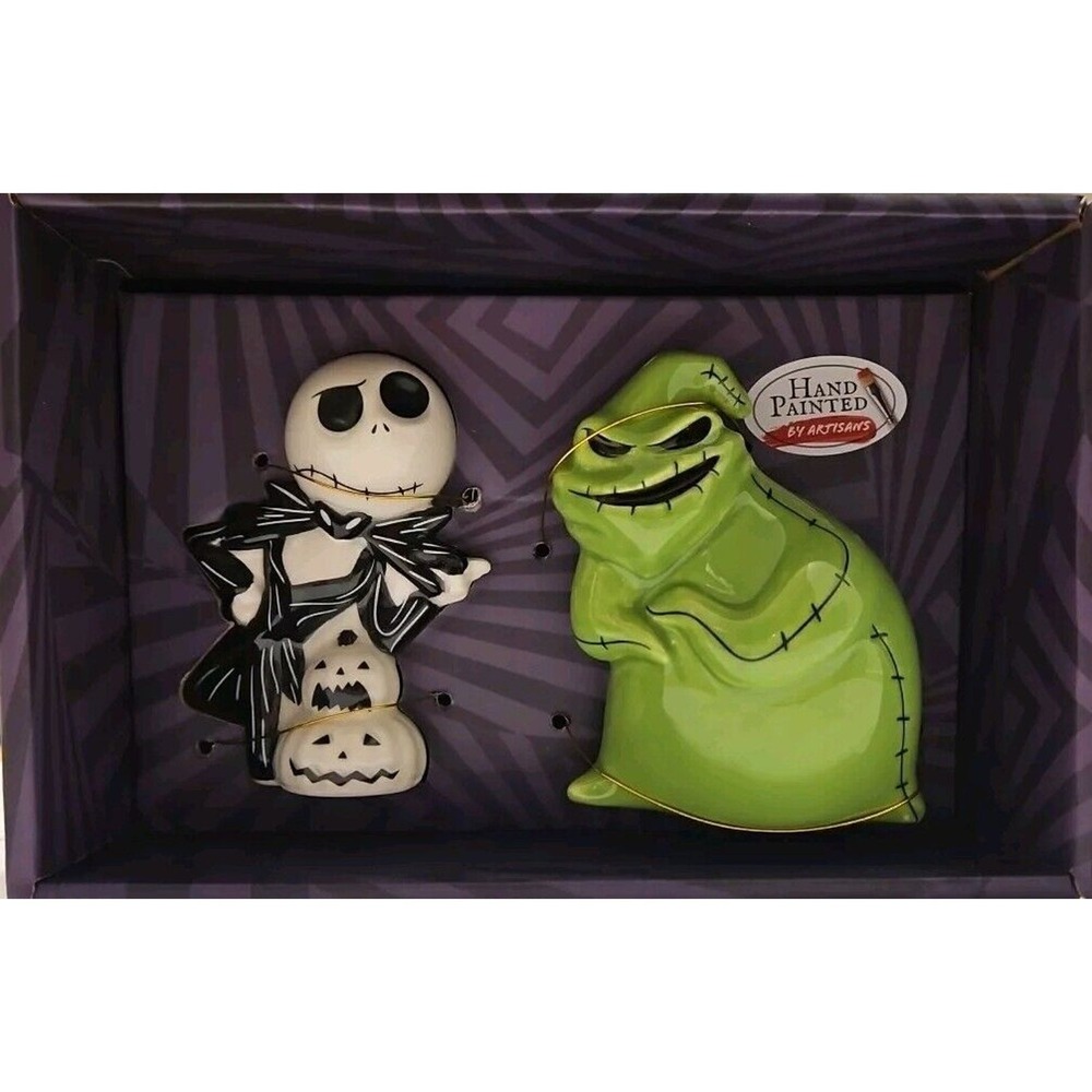 Disney Salt Pepper Shakers Nightmare Before Christmas Jack Oogie Boogie #